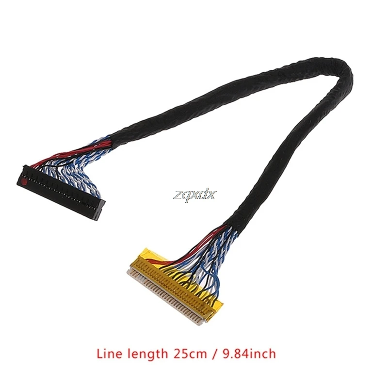 new FIX-S6 30Pin 2CH LVDS Cable for LCD LED monitor Controller Panel 6 Bits