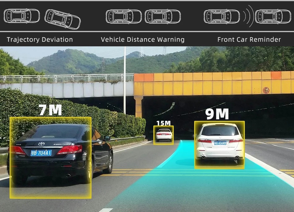 Anstar 4CH камера s 2 ГБ+ 32 ГБ Dash Cam Автомобильная камера 1" зеркало заднего вида 4G DVR HD 1080P рекордер ADAS gps авто Регистратор