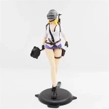 PUBG Playerunknown's Battlegrounds около 6 дюймов Кукла женские персонажи фигура пятно, чтобы съесть курица сегодня пластиковая модель