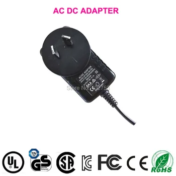 

2pcs 6W AU plug dc power supply 12 volt 500ma adapter, free shipping 12V 0.5A charger AC 240V converter with 5521 dc jack 1.2m
