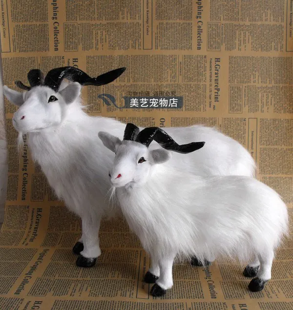 Пара моделирования козел Игрушки Реалистичная Ремесленная поделка Овцы модели подарок