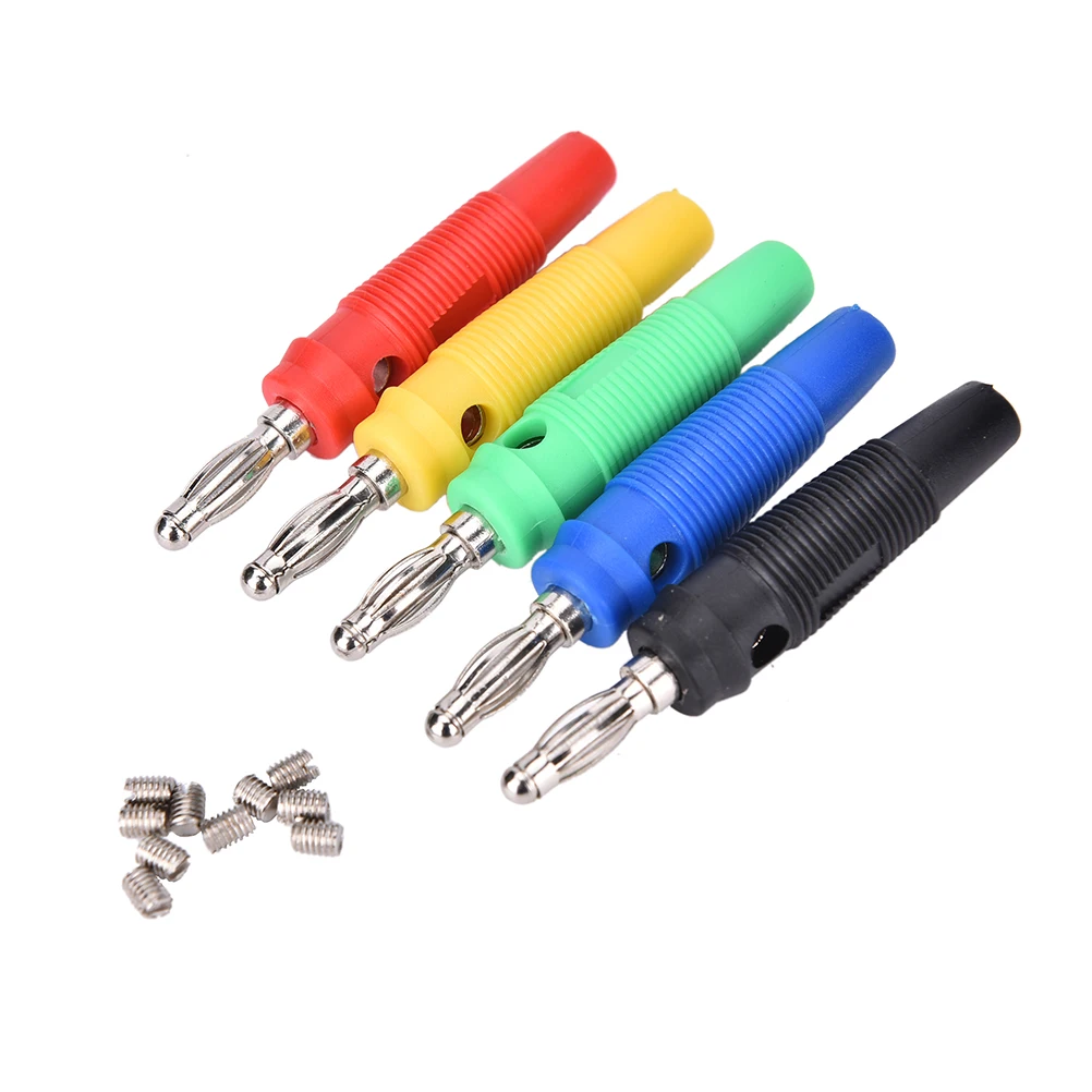 10 шт. позолоченные штекеры 4 мм|screw adapter|screw screwscrew 4mm |
