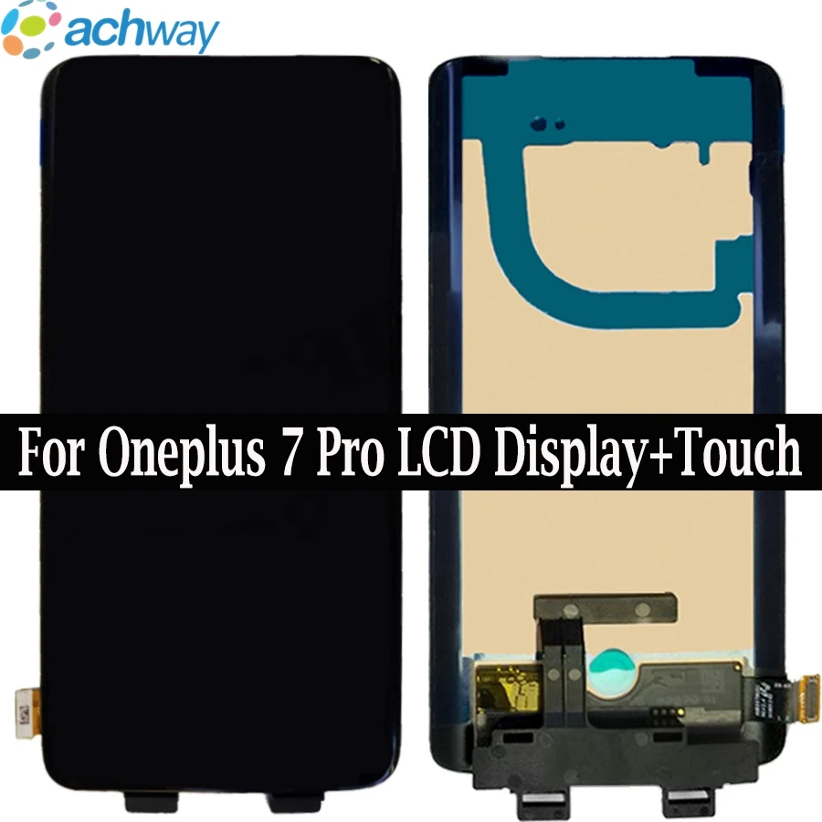 

AMOLED Global ROM Original for Oneplus 7 PRO lcd display Snapdragon 855 Replacement for oneplus 7pro lcd touch screen Display