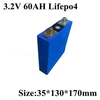 

1pcs 3.2v Lifepo4 60Ah Battery High Discharge 60ah Lithium Battery for Diy 60ah E-bike Motor Set Electrique E-scooter Golf Carts