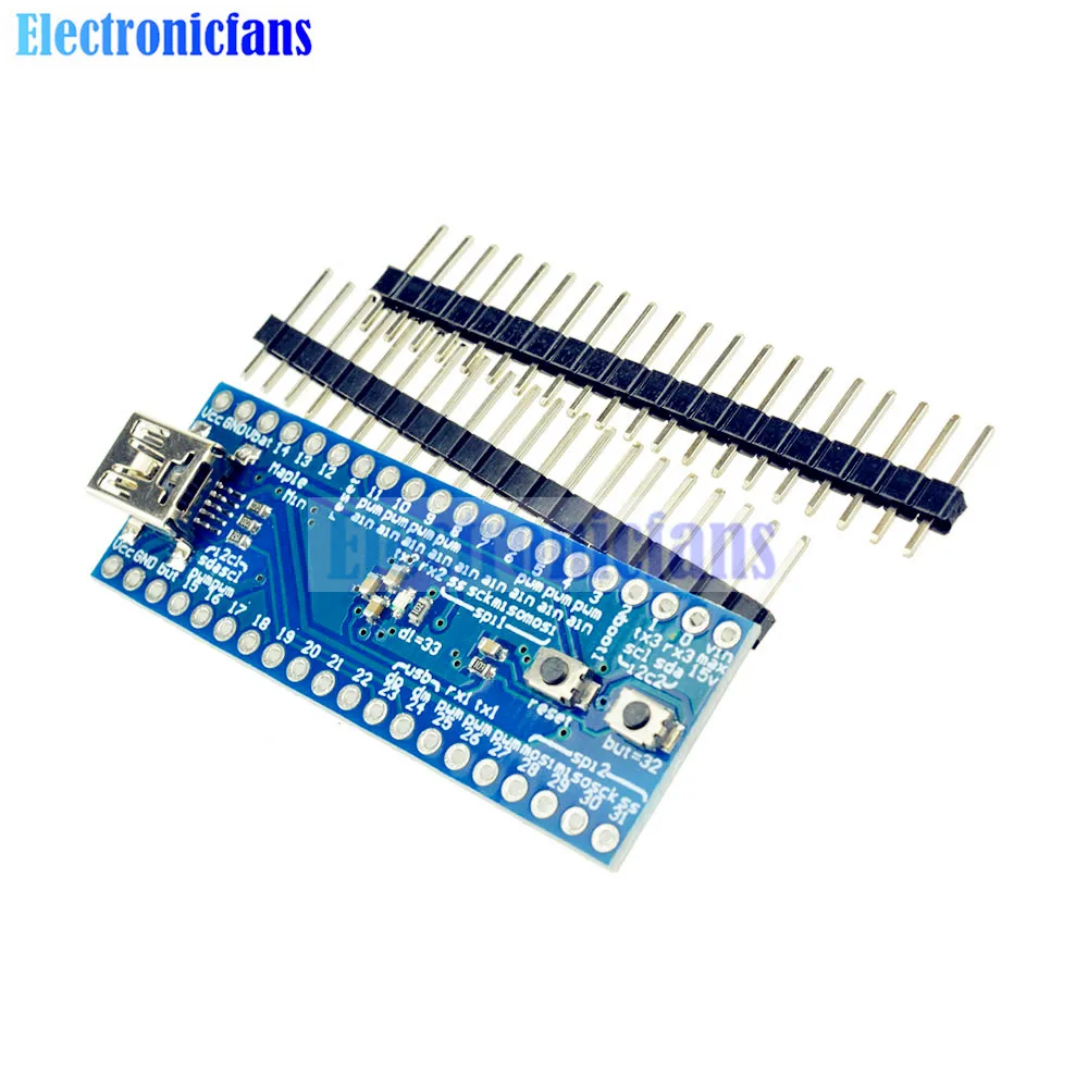 STM32F103CBT6 клен мини ARM STM32 Cortex-M3 модуль контроллера 3,3 В USB цифровой IO PWM контакты порт для Arduino