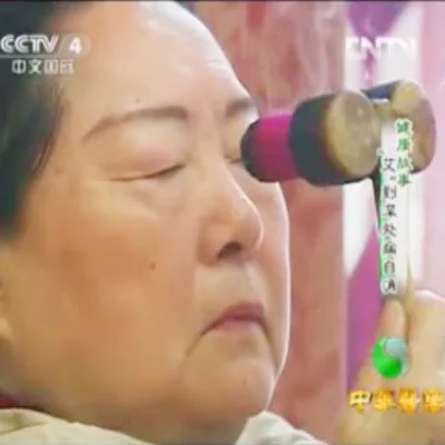 Zhao shi thunder fire moxibustion горелка трубка с отверстием двойная головка деревянная