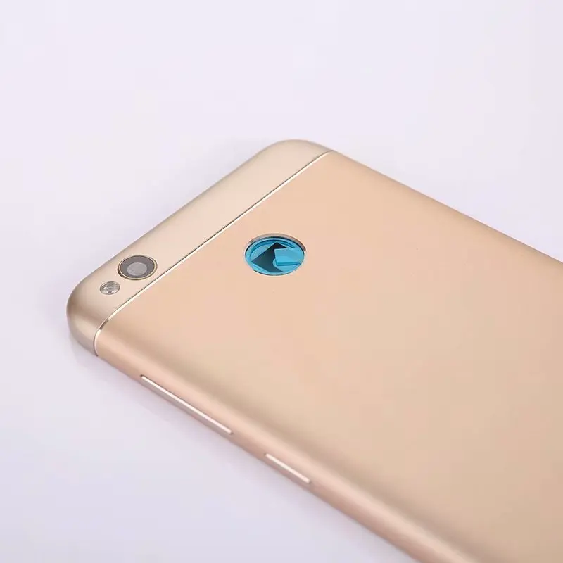 Корпус Redmi4X для Xiaomi Redmi 4X, металлическая задняя крышка на батарейке, чехол для телефона, запасные части, с кнопками, объектив