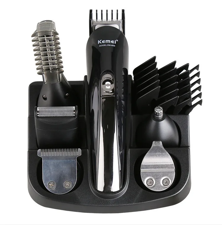 

Electric shaver 6 in 1 hair clipper titanium hair clippers beard trimmer men's styling tools shaving machine cutting 100-240V