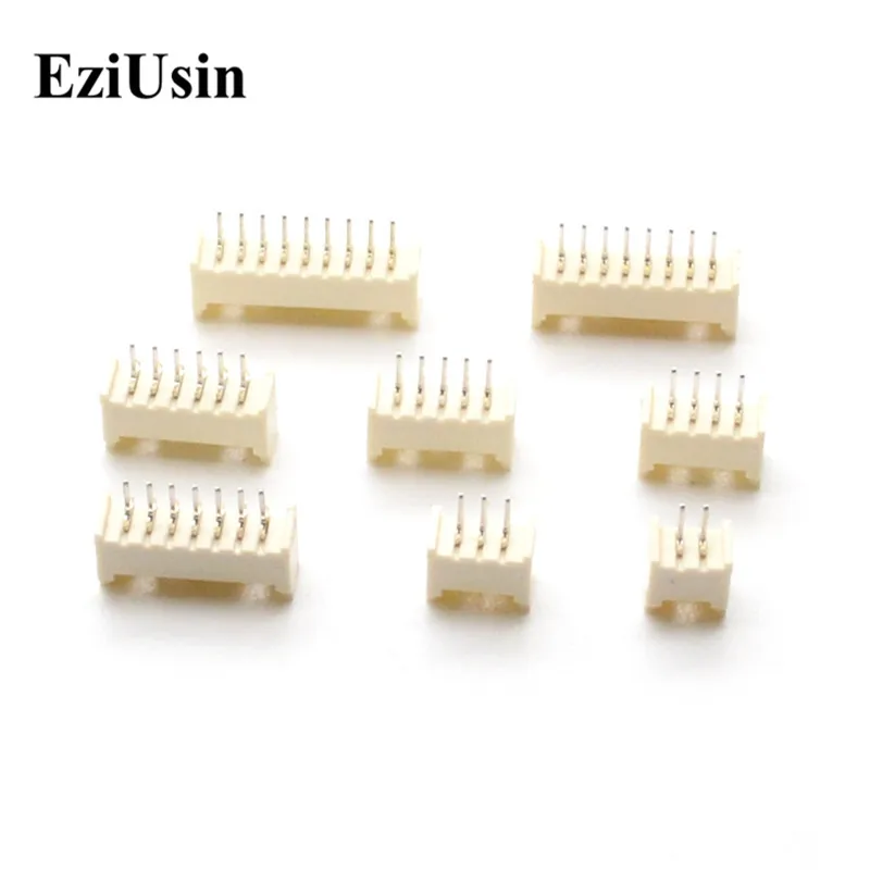 EziUsin 1,25 шаг 1,25 мм разъем прямые ноги иглы гнездо 2P 3P 4P 5 P 6P 8P 9P 10P 11P 12P Контактный разъем A