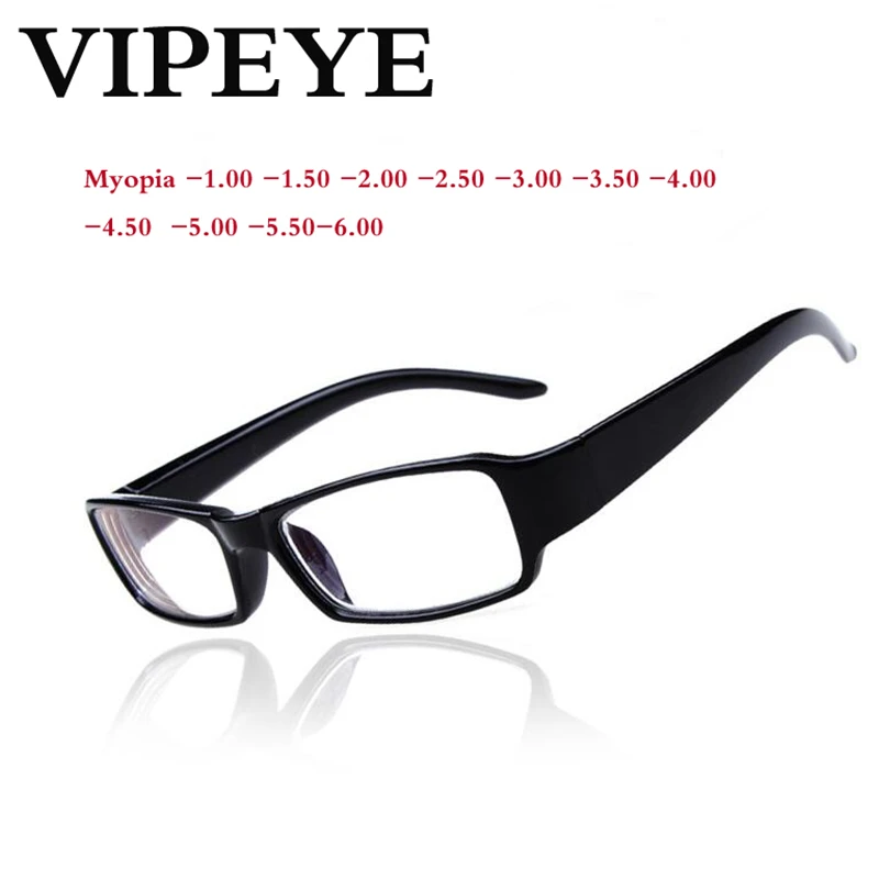 

Hot New Women's Men's Finished Myopia Glasses Short Sight Eyewear Black -100 -150 -200 -250 -300 -350 -400 -450 -500 -550 -600