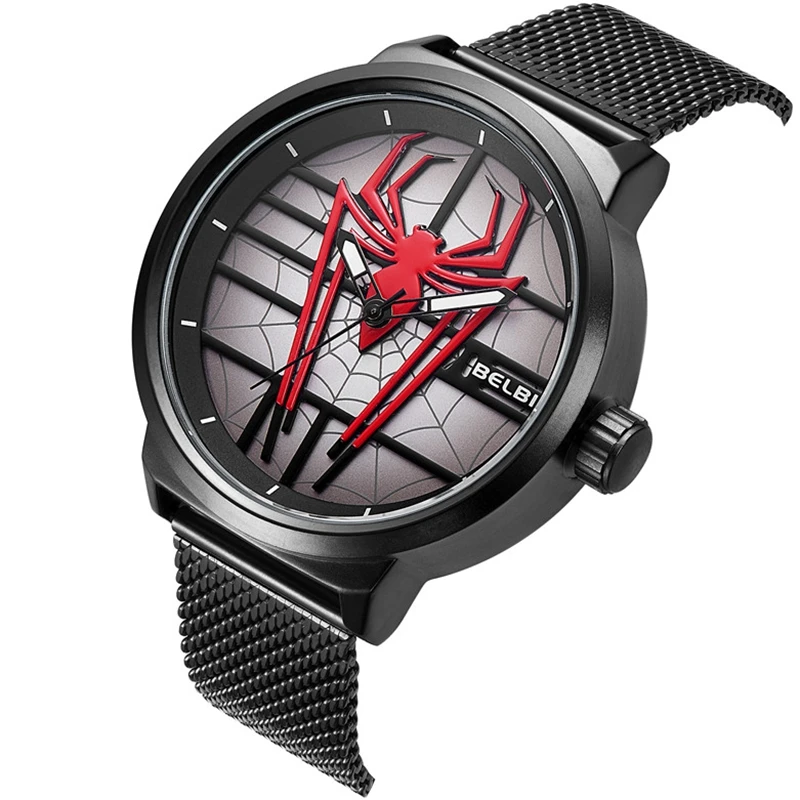 

Quartz Men Watches Luxury Brand Spider Dial Mesh Stainless Steel Wristwatch Business Dress Sport Casual Watch Relogio Masculino
