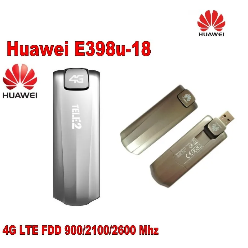 100 шт./лот Фирменная новинка оригинальный LTE 100 Мбит/с 4 г LTE модем HUAWEI E398U-18