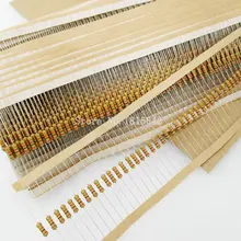 100 шт./лот 1/2W углеродной пленкой резисторы 5% ошибка 330R Ом 330 Ом Цвет кольцо резистора