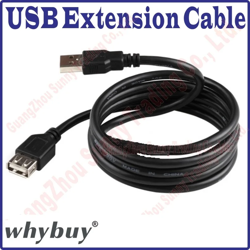 USB Cable Extension black
