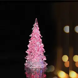 Романтический светодиодный Рождественская елка ночник Батарея работать рабочего декор Merry Christmas Tree для малыша Спальня Рождественский