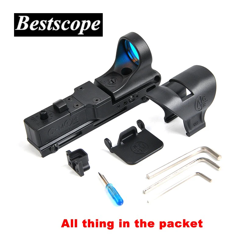 Red Dot Scope EX 182 Element SeeMore Railway Reflex C-MORE Red Dot Sight 6 Color Optics Hunting Scope red dot sight