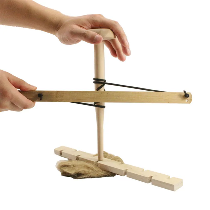 

Original Wood Survival Practice Friction Fire Tool Outdoor Drilling Fire Tool Upgrade Bow Drill Kit Fire Starter Camping Tool