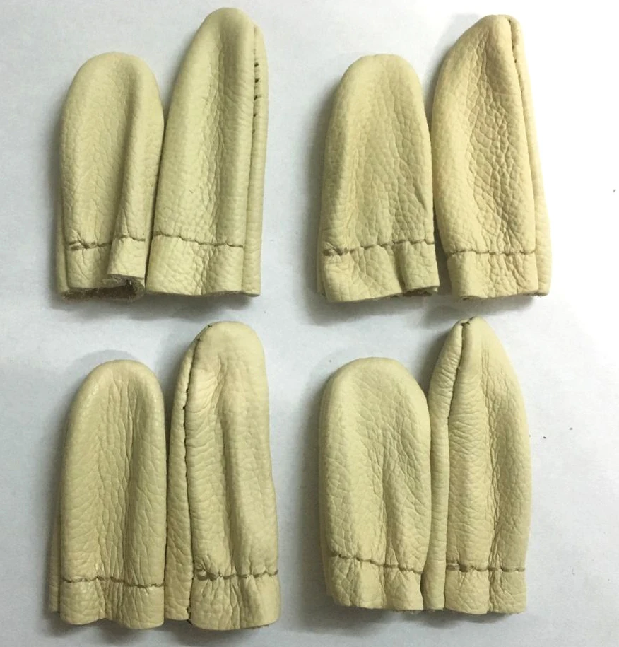 1 пара игловаляющих наперсток из искусственной кожи защитные для пальцев