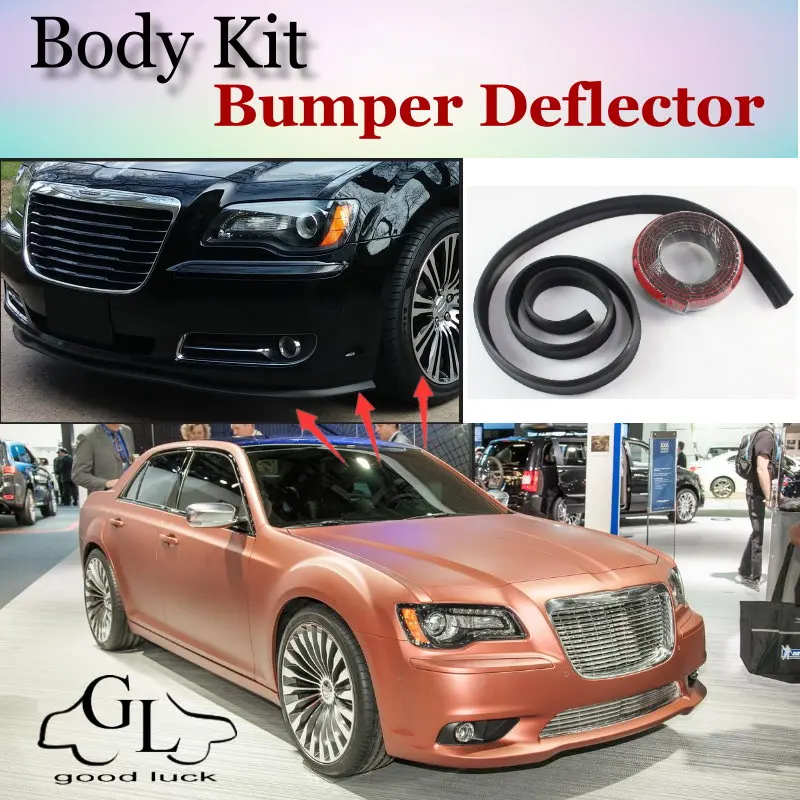 Бампер для губ Chrysler 300 300C Lancia Thema передний спойлер юбка вентиляторов тюнинг