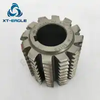 DIN5482 มาตรฐาน HSS M1.9 Involute Spline Gear Hob Cutter PA30 องศา 50*50*22 หลุม