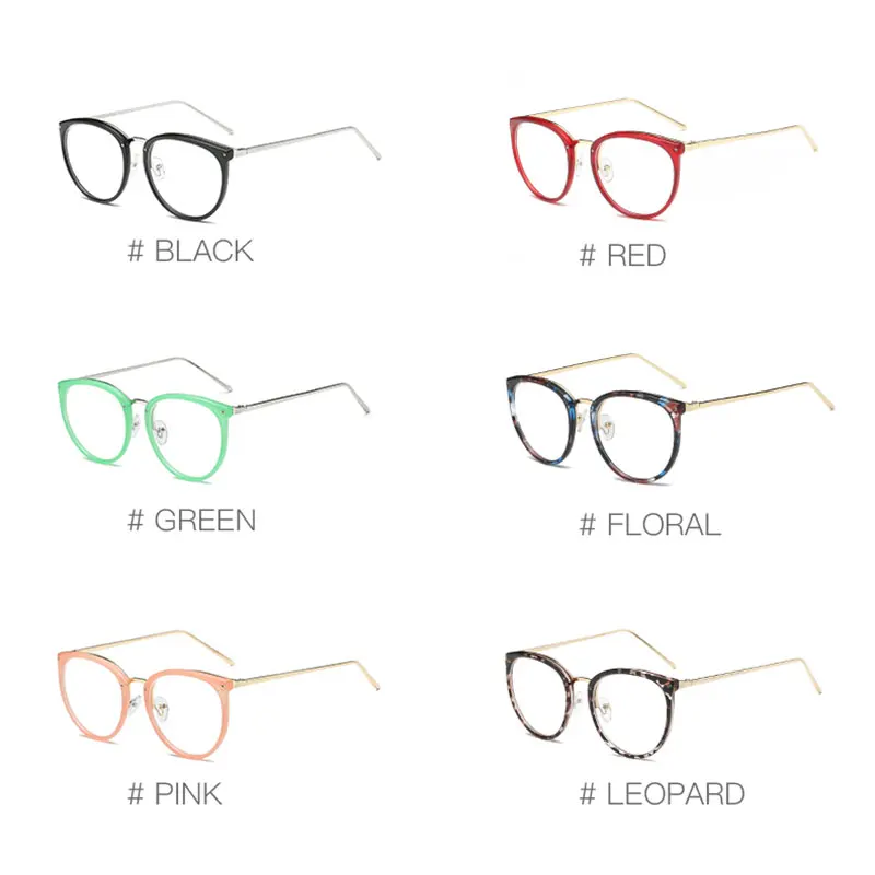 Eyeglasses Frames Eyewear Frames Women Glasses Fashion Eyeglasses Fashion Optical Eyeglasses Frame myopia Full Rim Metal Women Spectacles Eye glasses Oculos de Grau Eyewear Prescription Eyewear
