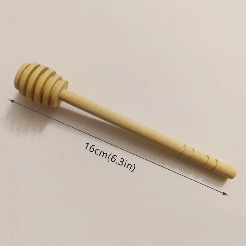 2 шт. практичная длинная ручка деревянная медовая ложка для перемешивания палочка для медовой банки кофе молоко чай поставки кухонные