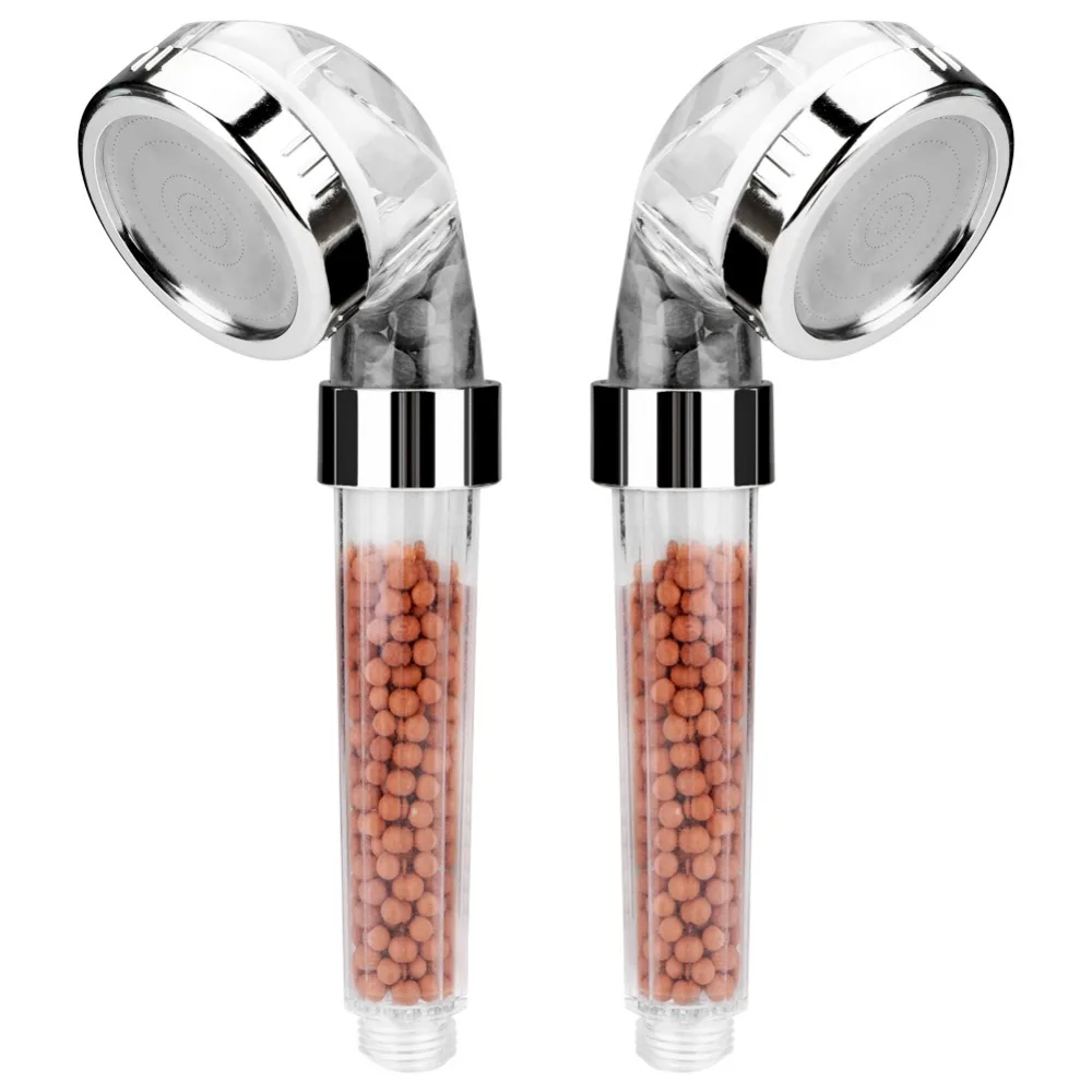 

1PCS Bathroom Handheld Detachable Filtered Shower Head Remove Flouride and Chlorine Anion Spa Alkaline Water Showerhead Purifier