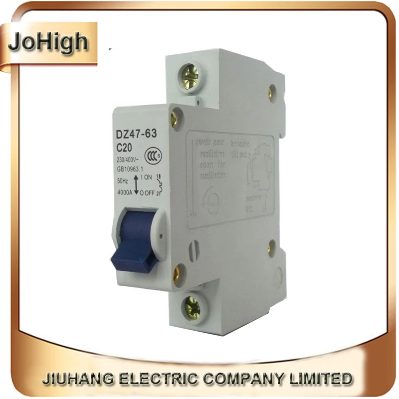 

DZ47-63 C16 1P 16A Household miniature Circuit Breaker
