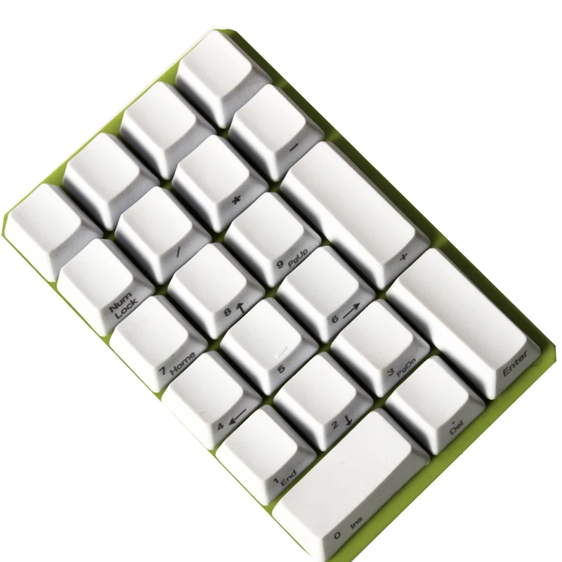 21 Key YMDK боковая печать пустая верхняя Печать Толстая клавиатура PBT ABS Keycap для MX
