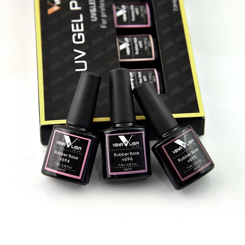 2019 Venta caliente Venalisa juego de Arte de uñas 7,5 m UV secado rápido barniz Goma Base capa superior color Gel esmalte de uñas 2019 Venta caliente Venalisa juego de Arte de uñas 7,5 m UV secado rápido barniz Goma Base capa superior color Gel esmalte de uñas