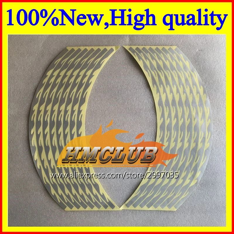 

16Pcs Strips Wheel Stickers Wheel Rim Decals 18" Reflective Rim Tape Bike Motorcycle Car Tape 23Colors Car Styling Decal Sticker