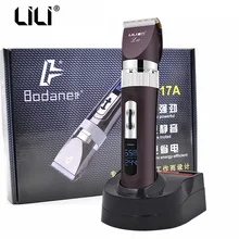 LILI перезаряжаемая электрическая машинка для стрижки волос с ЖК-дисплеем, инструменты для ухода за бородой, машинка для стрижки волос, беспроводной электрический триммер для волос L10