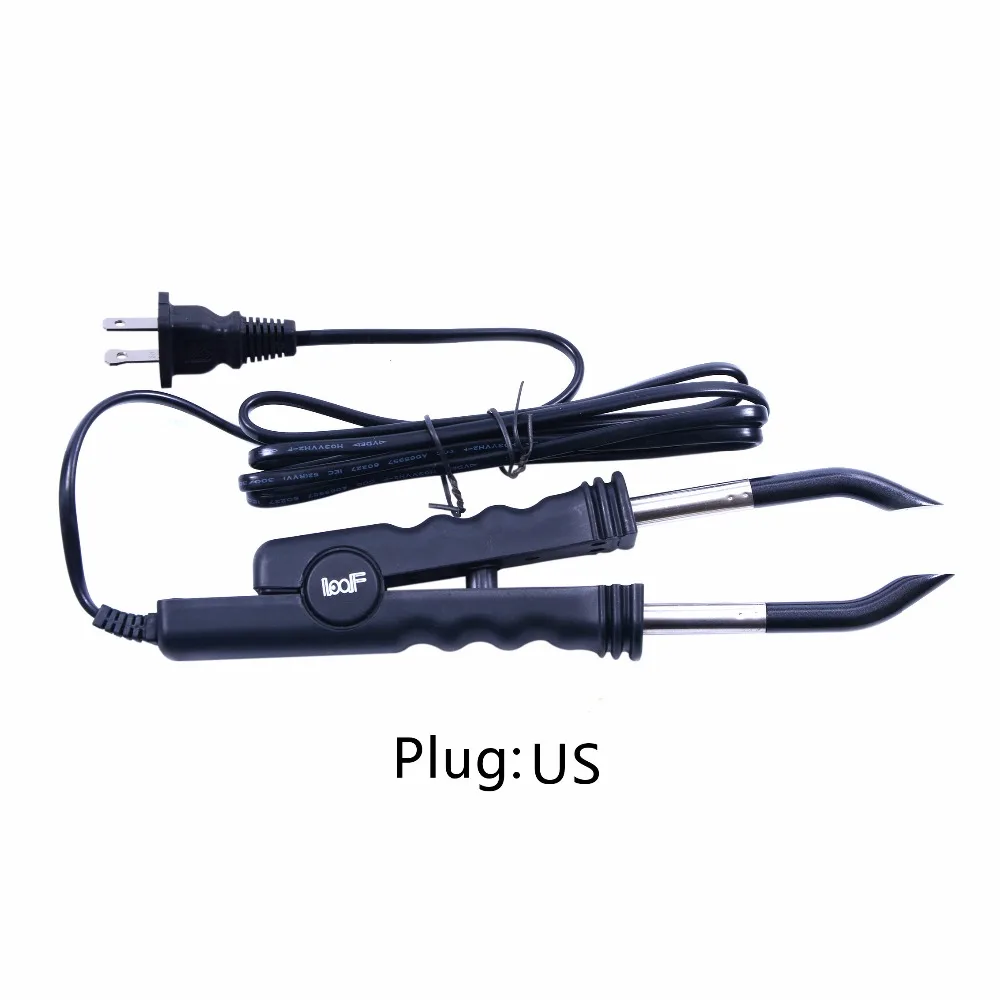 Дешево Профессиональная переменная постоянная Тепловая плоская пластина fusion Наращивание волос Кератиновое склеивание салонный инструмент Тепло...