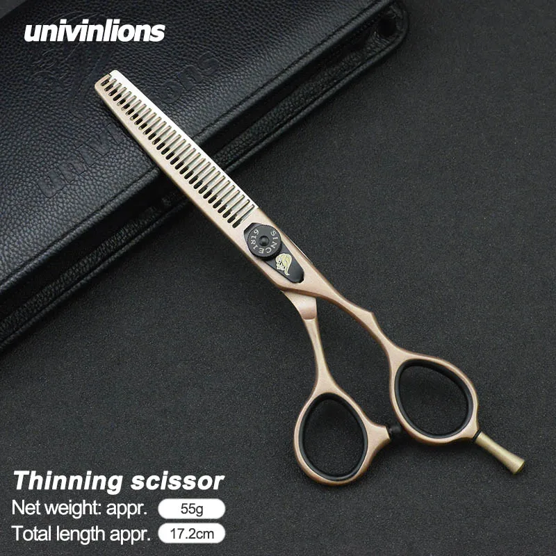 5.5/6" black gold barber hair scissors hairdressing scissors professional hair scisor barber supplies shears gift japan haircut