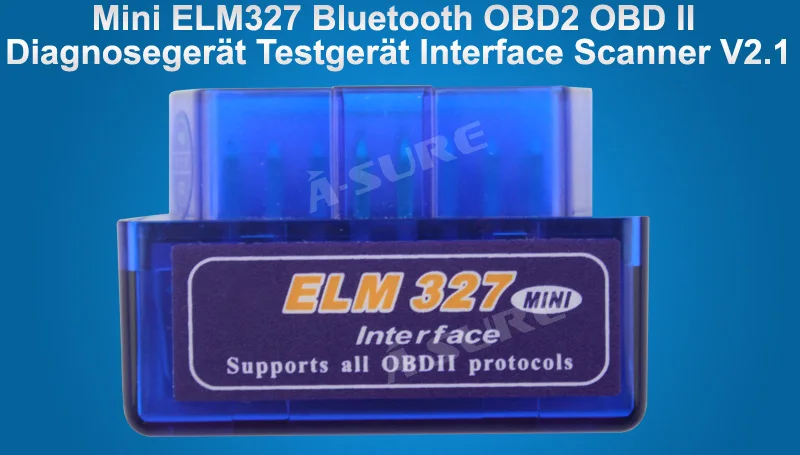 Универсальное диагностическое устройство A Sure Mini ELM327 Bluetooth OBD2 интерфейс сканер