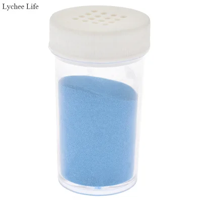 Lychee Life многоцветные пигментные штампы для скрапбукинга, крафт, металлический порошок для тиснения - Цвет: Light blue