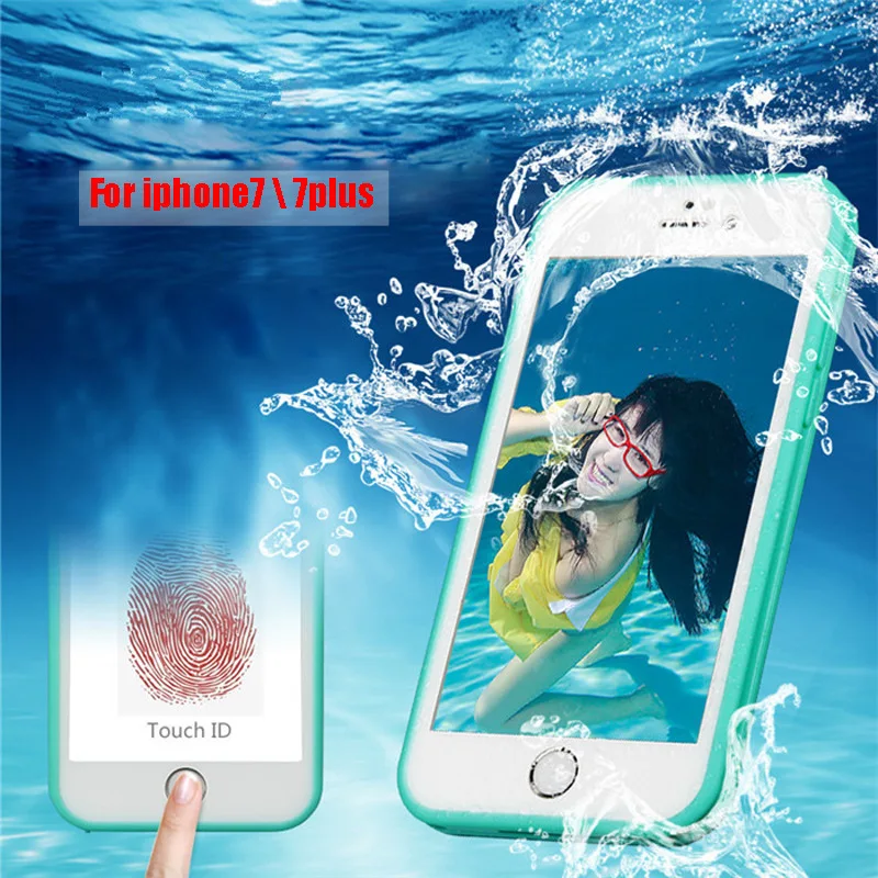 

Waterproof Case For iPhone 7 Life Water Proof Full Protective watertight Mobile Phone Case Cover Bags
