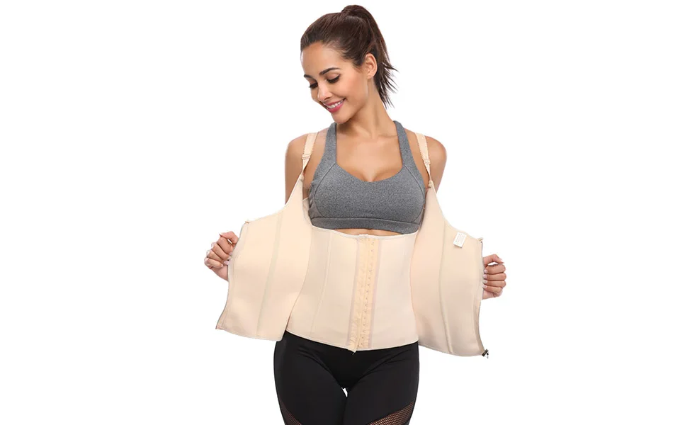 Waist Trainer Neoprene Waist Trainer Body Shaper Slimming Woman Body Corset Vest Shapewear Weight Loss Waist Shaper Plus Size (12)