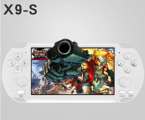 X9 S 5 1 дюймовый HD экран двойной джойстик Ручной игровой плеер ТВ выход MP3 фильм