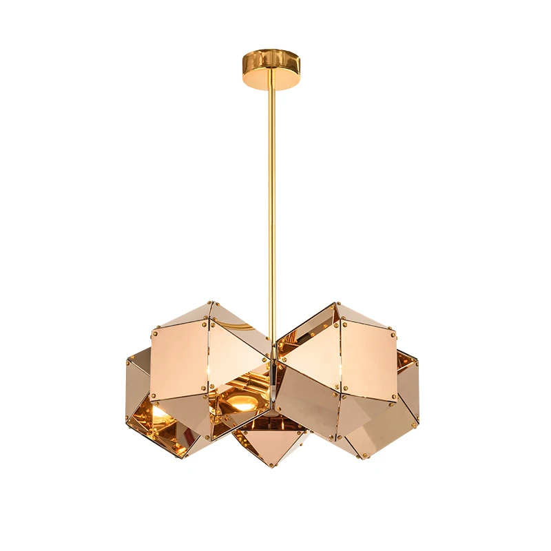 Modern Metal box Creative ice shape Pendant Lights shop Restaurant Studio Home Hanging lamp nordic creative droplight E27 Lamp modern resin material creative droplight teapot shape lampshade e27 holder white black red pendant lights for restaurant decor
