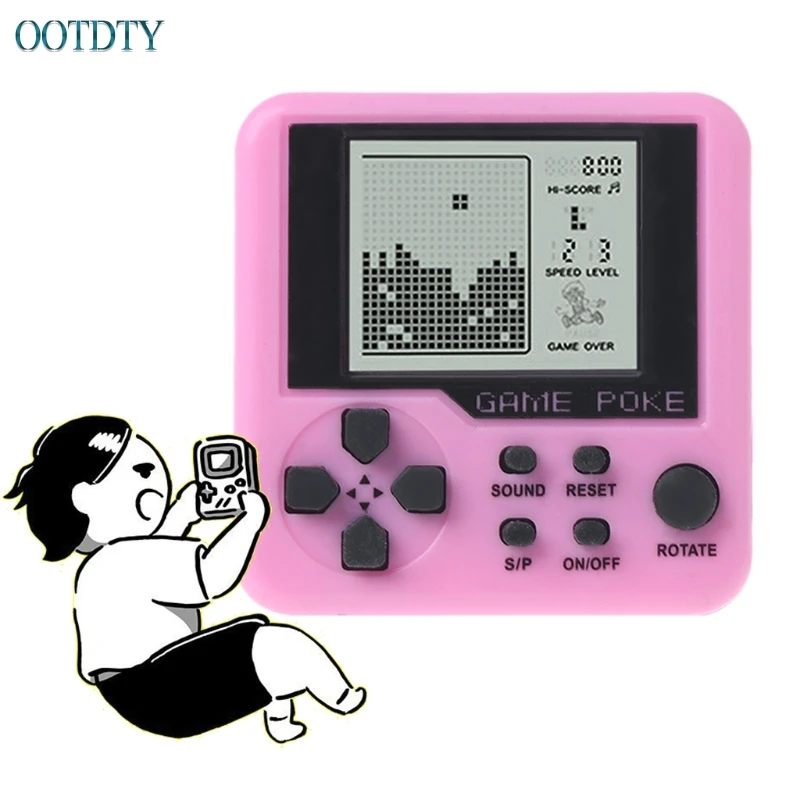 

Hot Hand Held Mini Tetris Game Machine Electronic Toys Brick Toys Educational Game #330