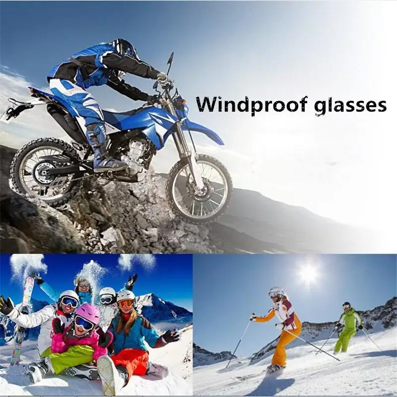 Лыжные очки унисекс, лыжная маска, очки для катания на лыжах, сноуборде, анти-песочные ветрозащитные дышащие очки