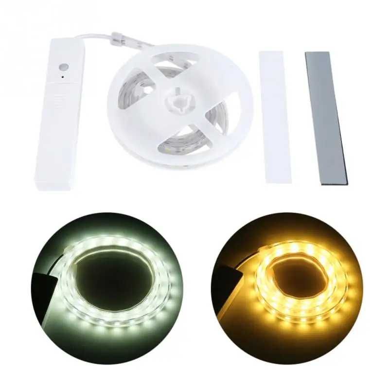 

60LED Strip Light Automatic Human Infrared Sensing Motion Sensor LED Strip Night Light Cool/Warm Light