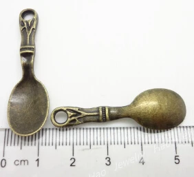 

ANTIQUE BRASS SNORTER SNIFFER SNUFF POWDER DISPENSER SPOON PENDANT -FREE SHIPPING