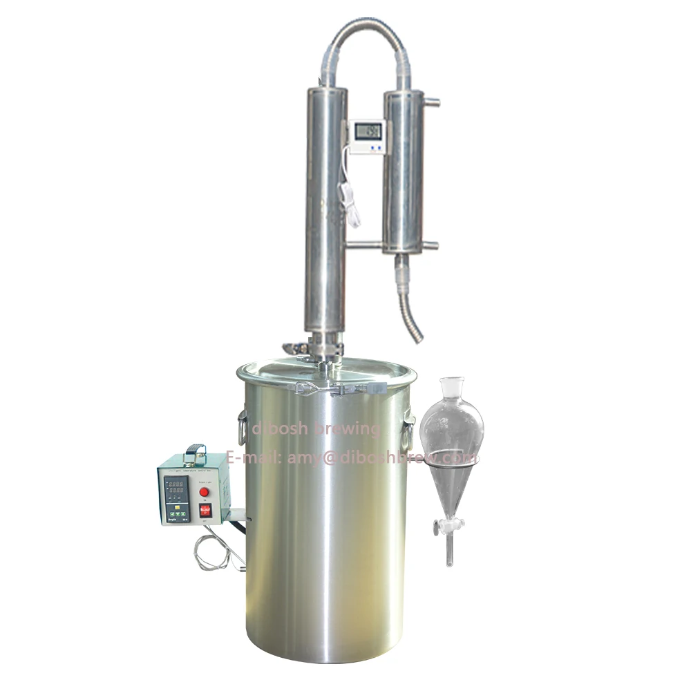 Essential Oil Distiller Rose Water Extrator Moonshine Distiller