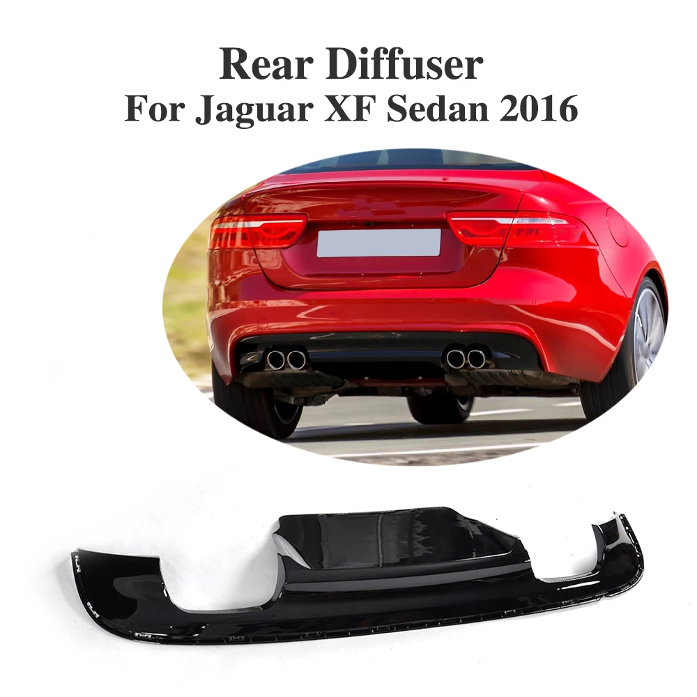 Us 202 02 10 Off Car Styling Pp Car Rear Bumper Lip Spoiler Diffuser For Jaguar Xf Sedan 4 Door 2016 In Bumpers From Automobiles Motorcycles On