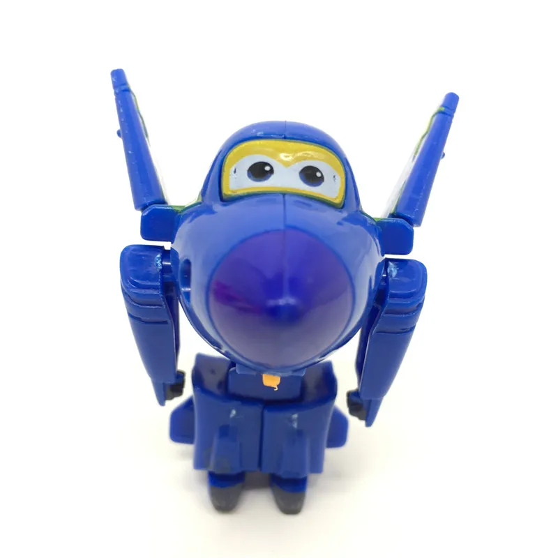 8pc/lot Super Wings Mini Airplane ABS Robot toys Action Figures Super Wing Animation Children Kids Gift In stock