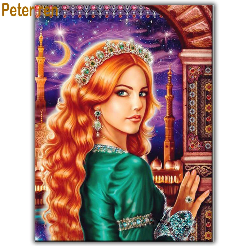 Алмазная живопись &quotсделай сам&quot вышивка крестиком портреты peopl круглая