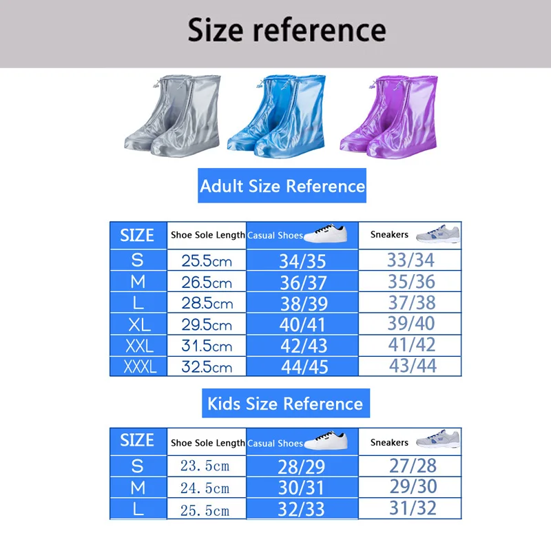 Новые непромокаемые чехлы для обуви, Модные непромокаемые чехлы для обуви для детей и взрослых, мужские и женские непромокаемые чехлы для обуви