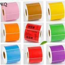 1400 шт/рулон цветной дизайн крафт пустой запечатывания стикер DIY Подарочный пакет этикетка бумажный принтер наклейки 30*20 мм